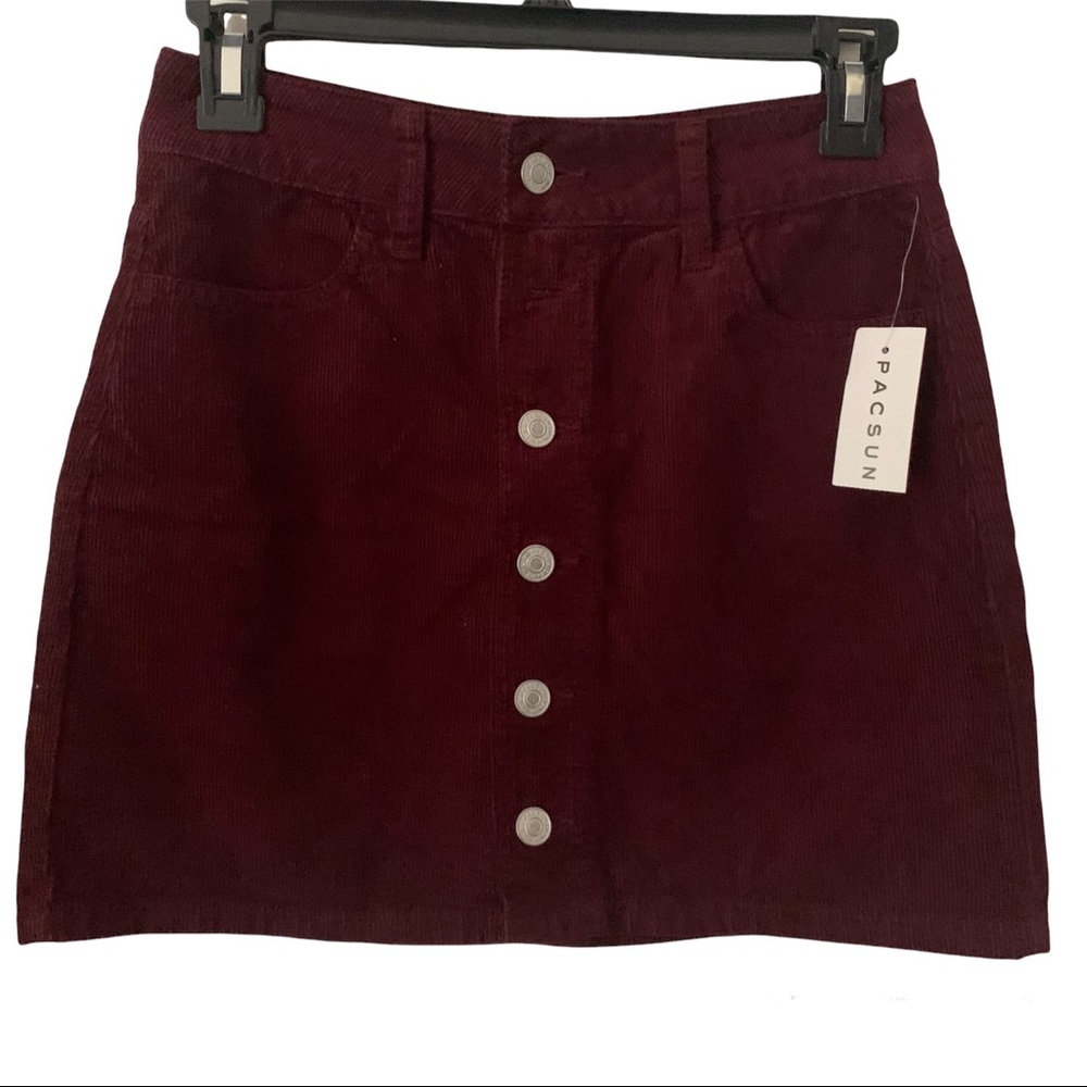 PacSun Velvet Skirt